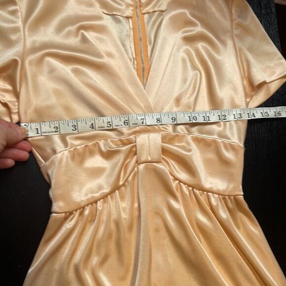 Vintage 70’s handmade fit and flare midi dress - Picture 4 of 7